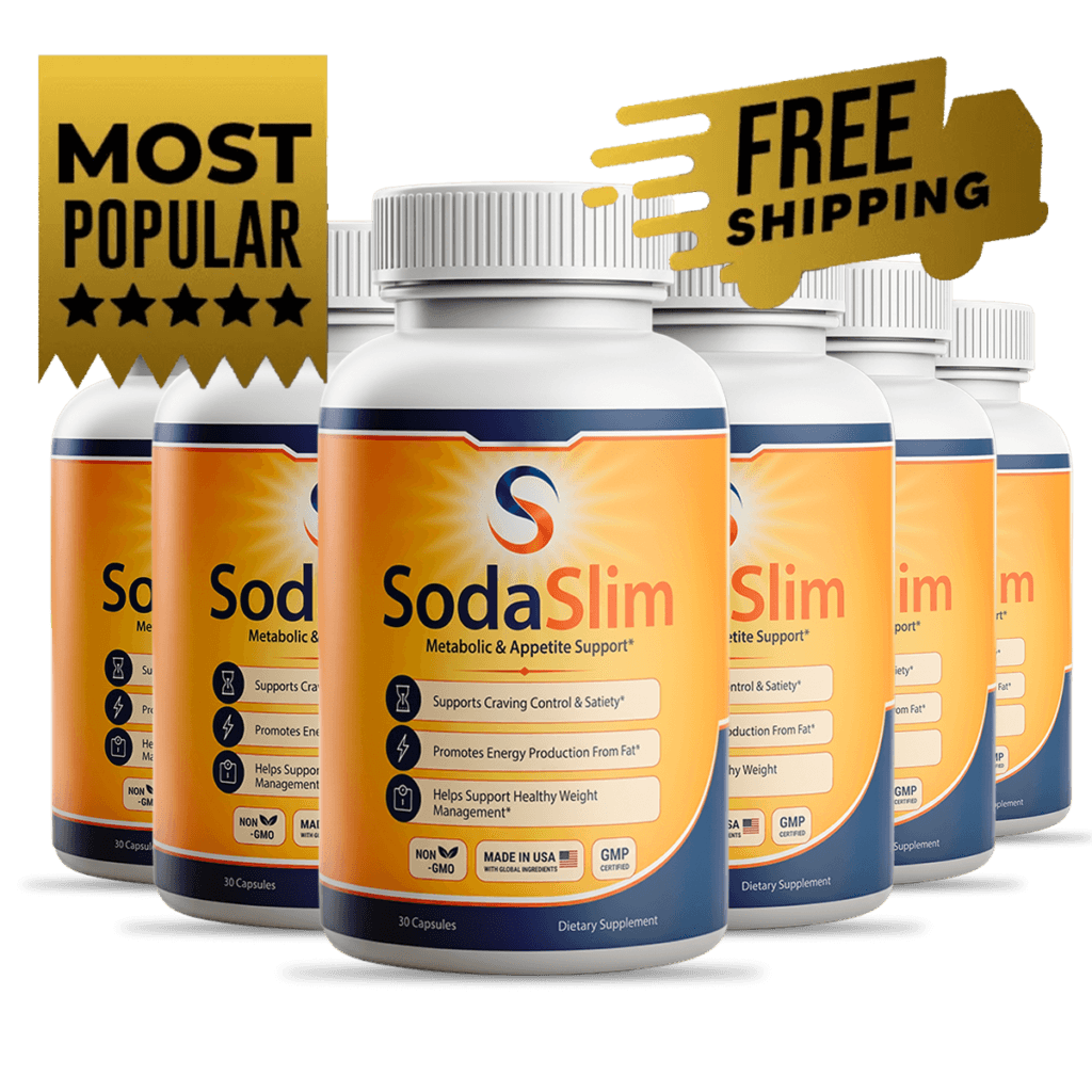 Soda Slim 6 Bottles — 180 Day Supply, Maximum Savings